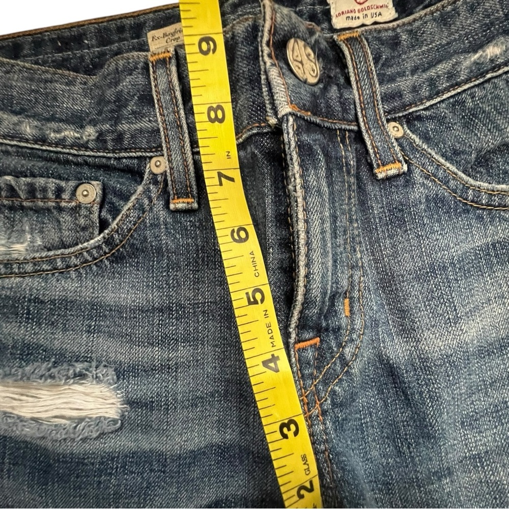 AG Adriano Goldschmied Men's Dark Blue Distressed Jeans 25 - Picture 5 of 8